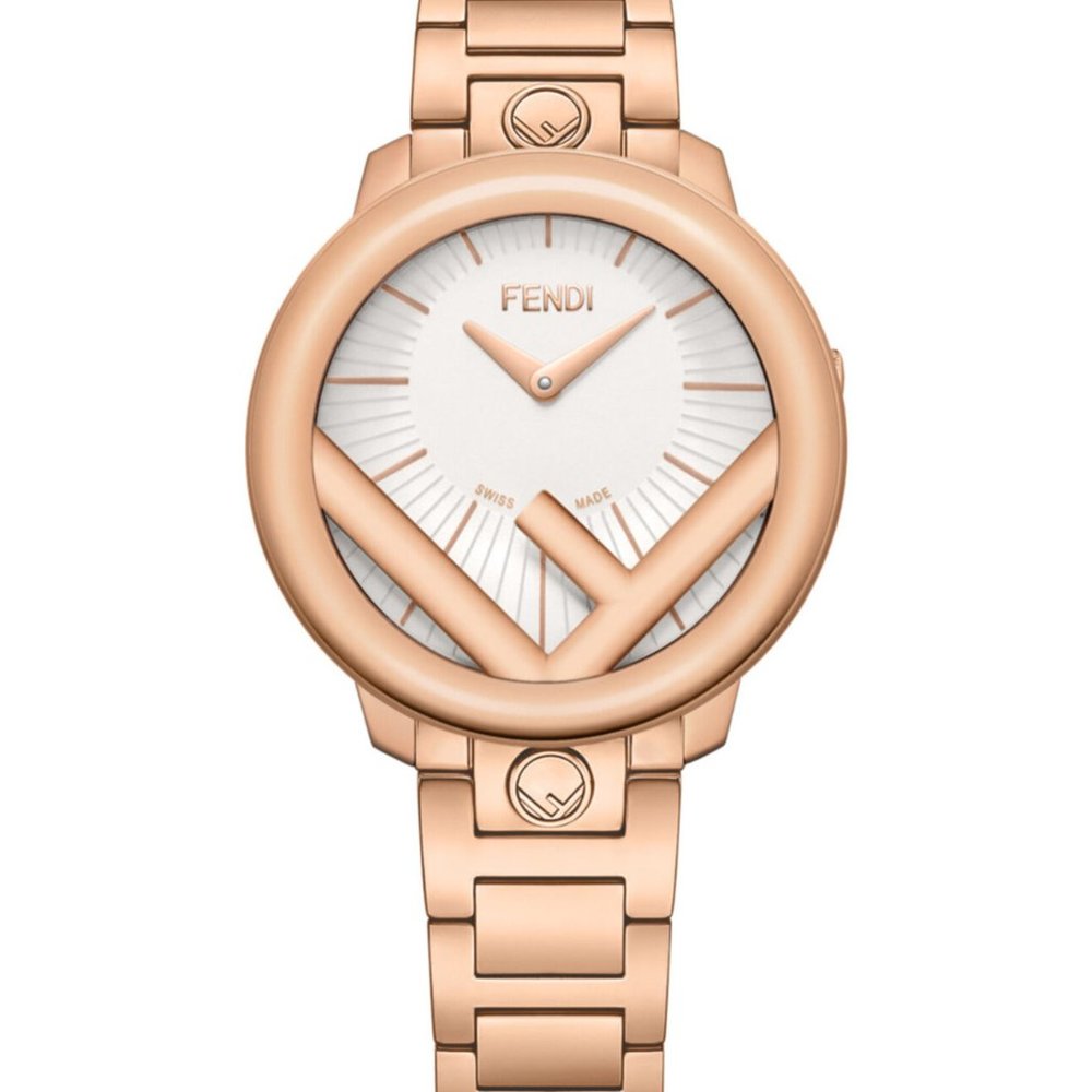 Fendi Ladies RoseGold Bracelet Watch